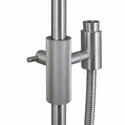 CADDENCE Series Shower Rail without Handheld Shower - in 3 color finishes 