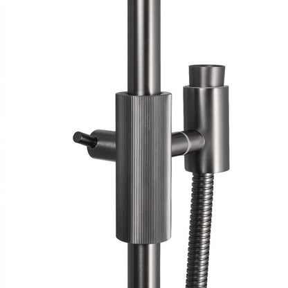 CADDENCE Series Shower Rail without Handheld Shower - in 3 color finishes 