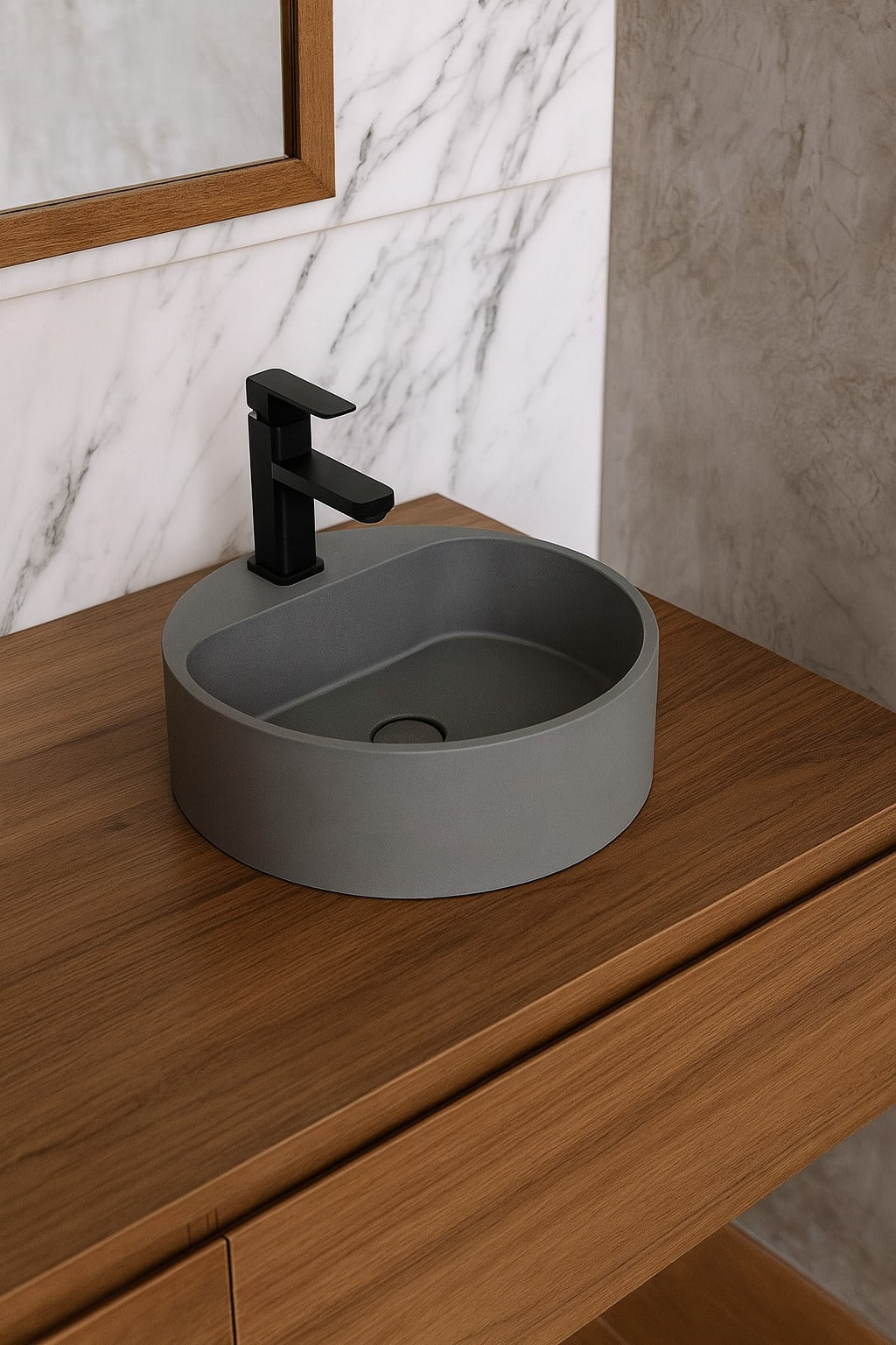 BURANO Round Concrete Basin- 5 Color's Available