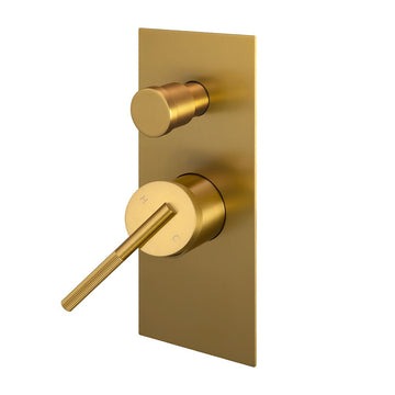 CADDENCE Series Brushed Wall Mixer with Diverter (In 3 Colours)