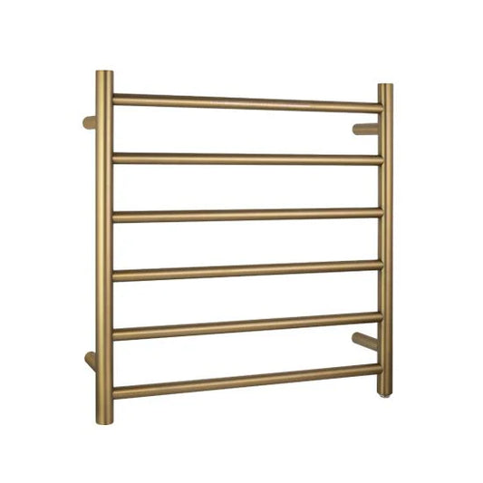 Round Electric Heated Towel Rack 6 Bars