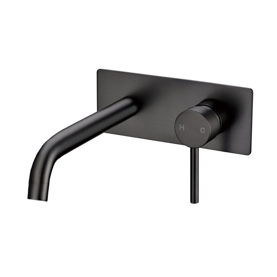 LUCID PIN Series Wall Mixer With Round Spout - in 5 Color finishes 