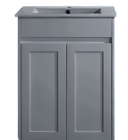 Luna Wall Hung Vanity - Matte Grey 