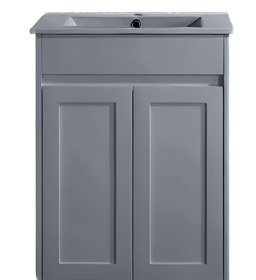 Luna Wall Hung Vanity - Matte Grey 