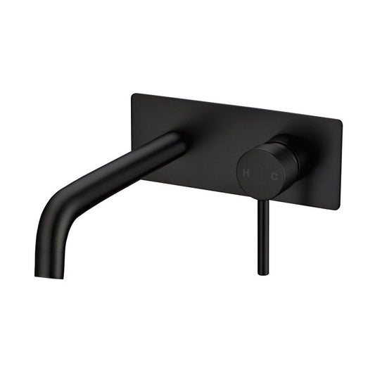 LUCID PIN Series Wall Mixer With Round Spout - in 5 Color finishes