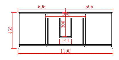 PETRA Wall Hung Vanity 600mm-1500mm