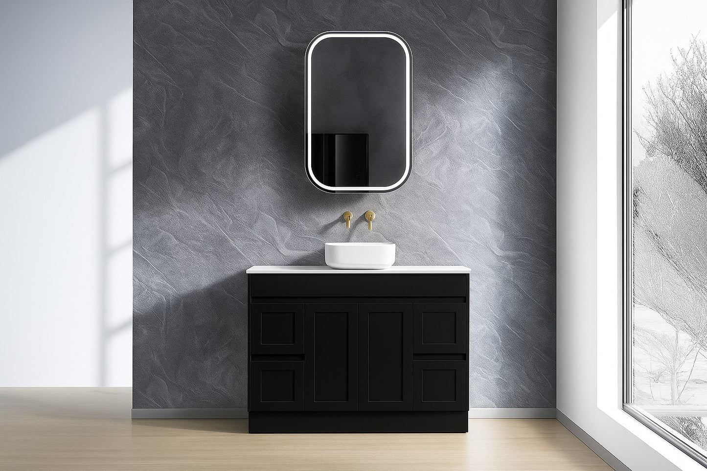 Quinn Freestanding Vanity 600mm-1800mm  Freestanding Vanity