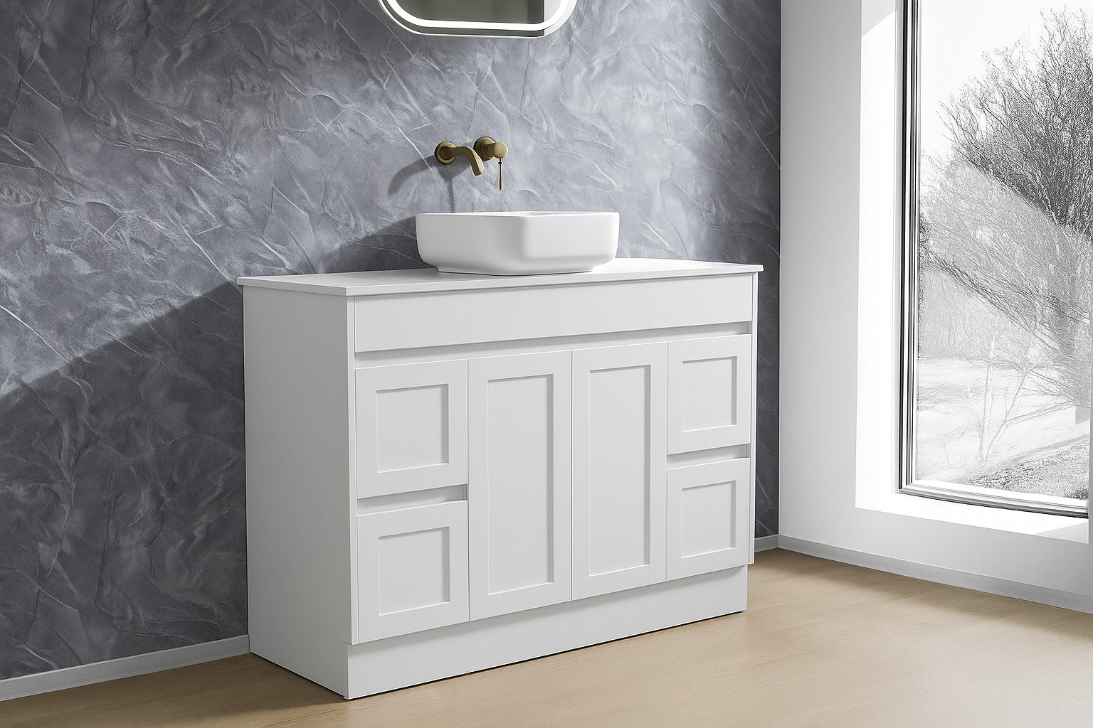 Quinn Freestanding Vanity 600mm-1800mm  Freestanding Vanity