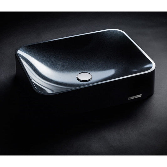 Sternhagen SEE ROSE Above Counter Basin White or Black Glossy Bathroom Basin Sani-Quartz Composite