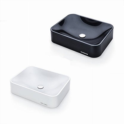 Sternhagen SEE ROSE Above Counter Basin White or Black Glossy Bathroom Basin Sani-Quartz Composite