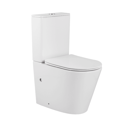 FLASH Rimless-Tornado Short Projection Nano Toilet Suite