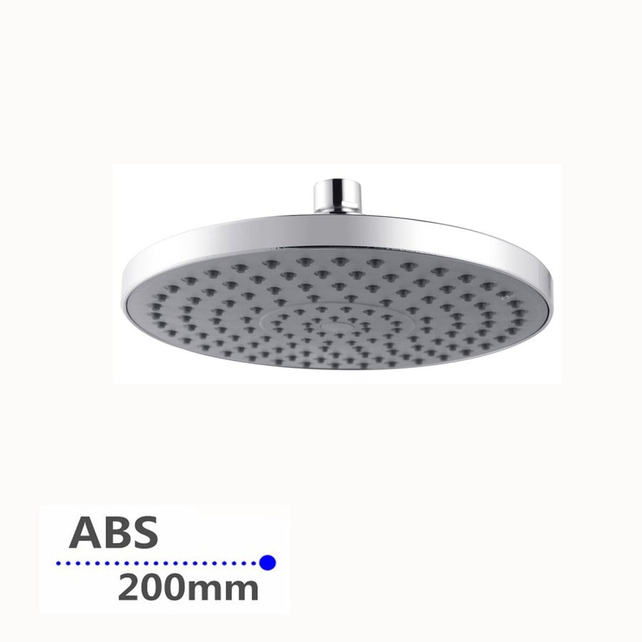 Round Chrome Rainfall Shower Head 200mm 