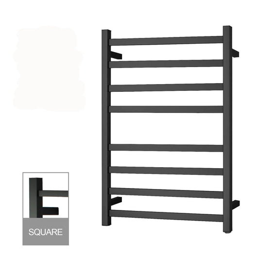 Square Electric Heated Towel Rack 8 Bars