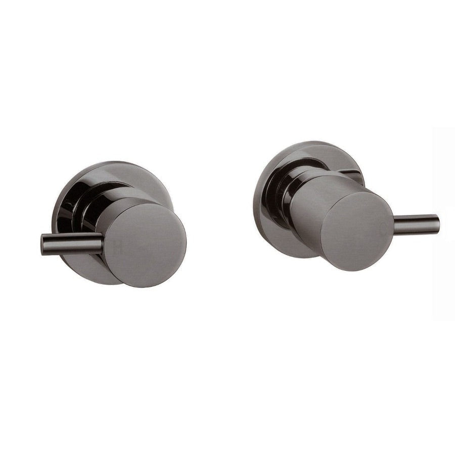 Norico Pentro Round Shower Taps Set - in  Brushed Yellow Gold, Gun Metal and Brushed Nickel 